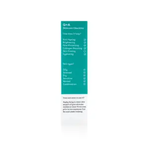 Q+A Niacinamide SPF 50 Balancing 50ml Packshot - Back
