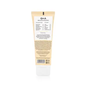 Q+A Oat Milk Cleanser 125ml Packshot - Back