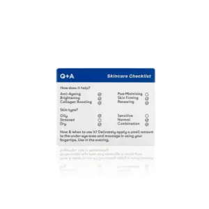Q+A Retinol Eye Cream 15ml Packshot - Back