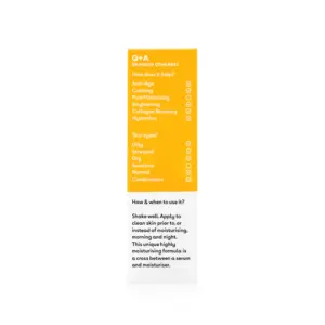 Q+A Vitamin C Brightening Serum 30ml Packshot - Back