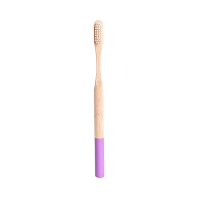 Rebels Hard Bamboo Toothbrush - Purple